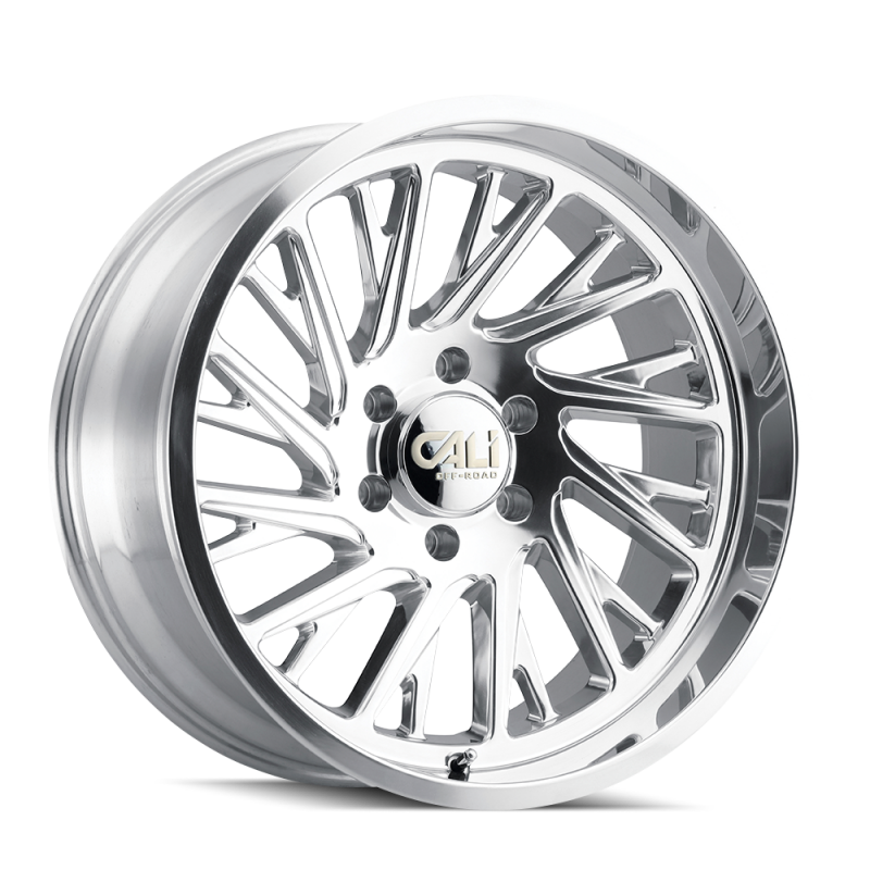 Cali Off-Road 9114 Purge 20x10 / 8x165.1 BP / -25mm Offset / 125.2mm Hub Polished Wheel - 9114-2181P