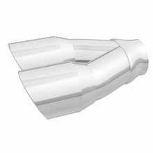 Load image into Gallery viewer, MagnaFlow Double Wall 3in Dual Round Polished Tip 2.25in Inlet - 35226