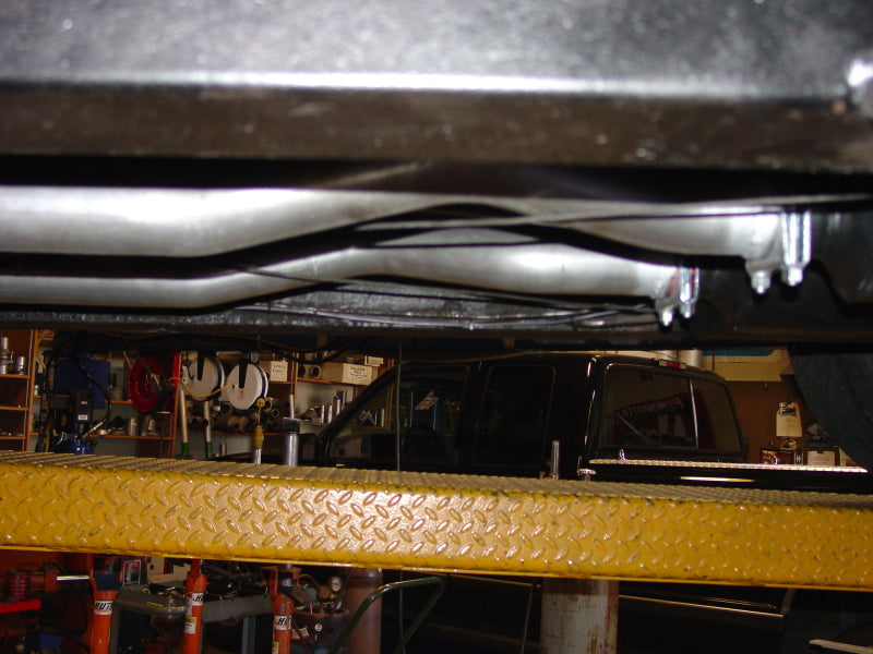 Flowmaster 55-57 Chevrolet 2.5in. American Thunder SS Crossmember-Back Exhaust System - 817174