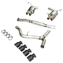 Load image into Gallery viewer, AWE Tuning 2015+ Subaru WRX VA Sedan Touring Edition Exhaust - Diamond Black Tips (102mm) - 3015-43102