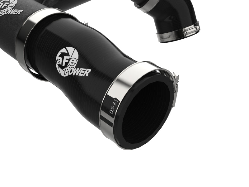 aFe 2024+ Jeep Wrangler JL L4-2.0L (t) BladeRunner 2-1/2in Aluminum Hot Charge Pipe - Black - 46-20778-B