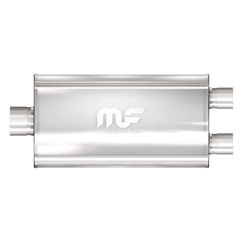 MagnaFlow Muffler Mag SS 22X5X11 3X3X4 D/C - 12594