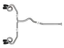 Load image into Gallery viewer, aFe POWER Takeda 3in to 2-1/2in 304 SS Cat-Back Exhaust w/ Black Tips 22-23 Subaru WRX H4-2.4L (t) - 49-36809-B