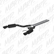 Load image into Gallery viewer, MBRP 15 Ford Mustang GT 5.0 Convertible Black 3in Cat Back Dual Split Rear Exit (Street Version) - S7239BLK