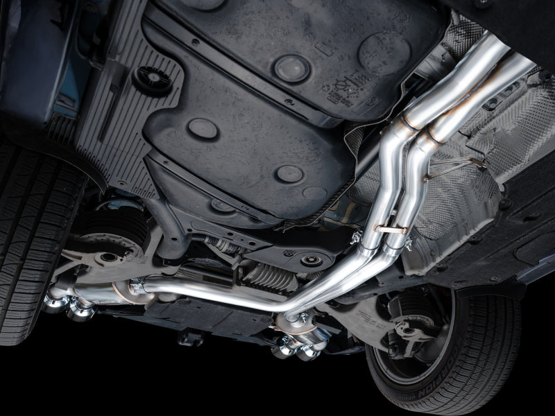 AWE Tuning 2022+ Porsche Macan 2.9TT Touring Edition Cat-Back Exhaust w/ Chrome Silver Tips - 3015-42952