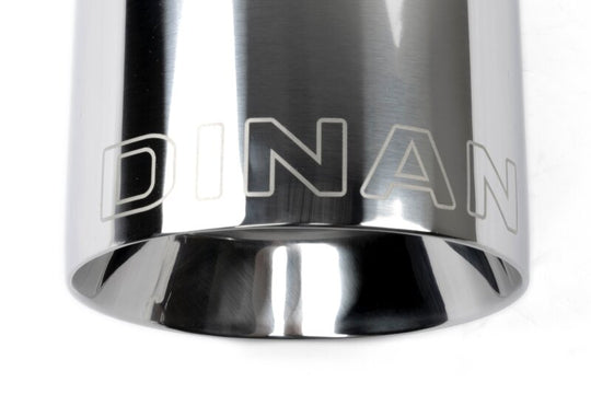 Dinan Double-Walled 4.5in Clamp-On Exhaust Tip - Polished - 4.5in Outlet / 3.25in Inlet - D663-0643-BOX