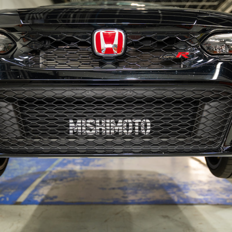 Mishimoto 2023+ Honda Civic Type-R Intercooler Kit w/Pipes - Silver Intercooler/Black Pipes - MMINT-CTR-23KSLBK