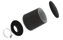 Load image into Gallery viewer, K&amp;N Universal Round Clamp-On Air Filter 3in ID 9in Height 6in Base OD 5.25 Top OD - RU-3109HBK
