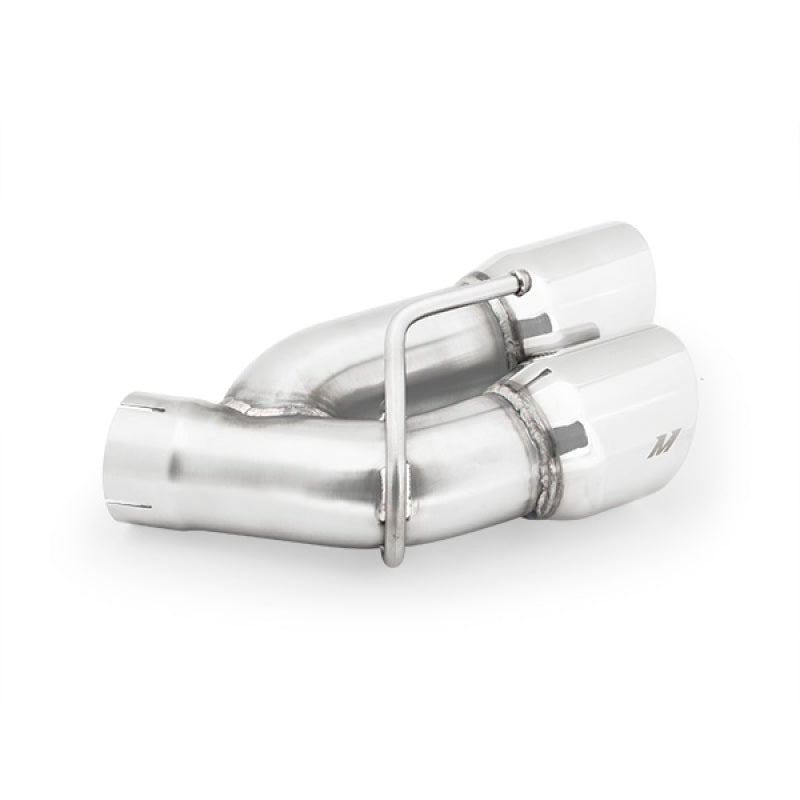 Mishimoto 2016+ Chevrolet Camaro SS Quad-Tip Pro Axle-Back Exhaust w/ Polished Tips - MMEXH-CAM8-16AQTPP