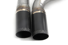 Load image into Gallery viewer, Dinan 17-20 BMW 330i/430i (F30/F31/F32/F33/F36) Free Flow Axleback Exhaust System - Black Tips - D660-0069-BLK