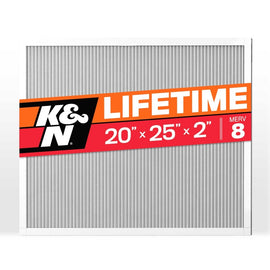 K&N HVAC Filter 20 X 25 X 2 Merv 8 - HVC-8-22025