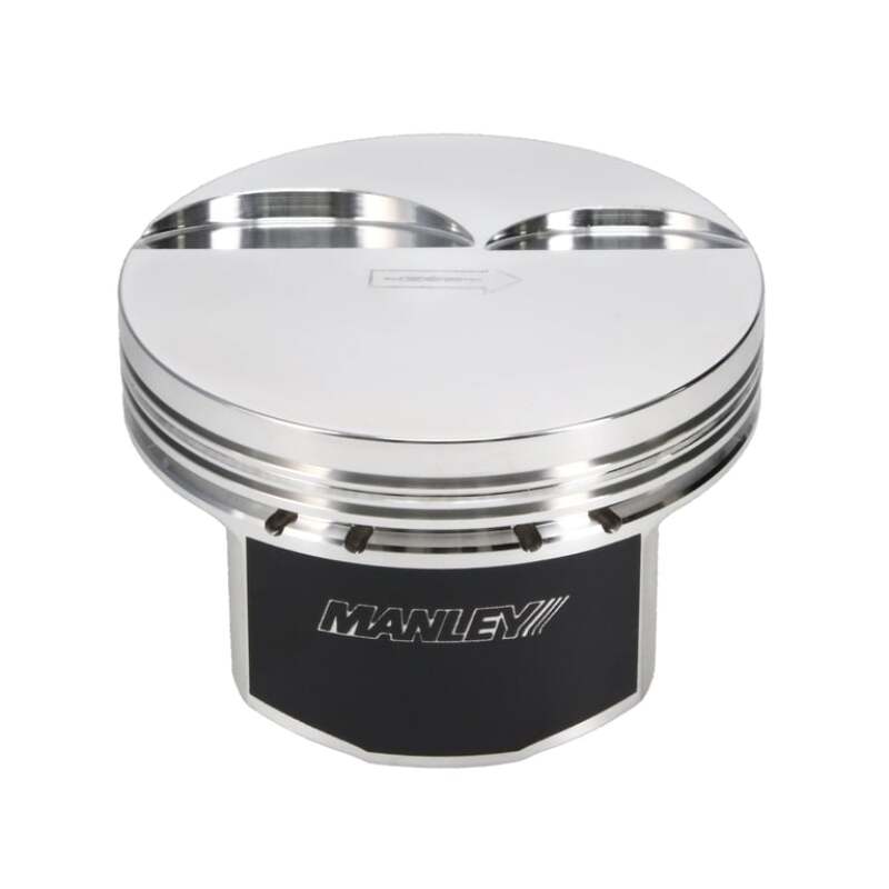 Manley Chevrolet LS Piston Set - 4.005in Bore 1.304in CH, -4.00 CC - 592505CE-8