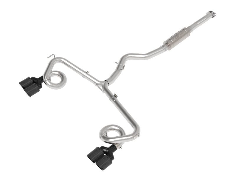 aFe Subaru WRX/STi 15-21 H4-2.0/2.5L Takeda 3in to 2-1/2in Stainless Cat-Back Exhaust Crbn Fiber Tip - 49-36810-C