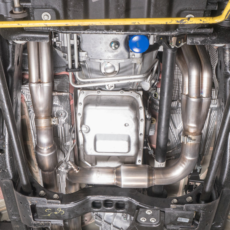 Stainless Works 2020-21 Silverado HD 6.6L 1-7/8in Long Tube Header Kit Factory Connect - CT220HSTCATY