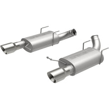 Load image into Gallery viewer, MagnaFlow 13 Ford Mustang V8 5.0L Dual Split Rear Exit Stainless Cat Back Performance Exhaust - 15151