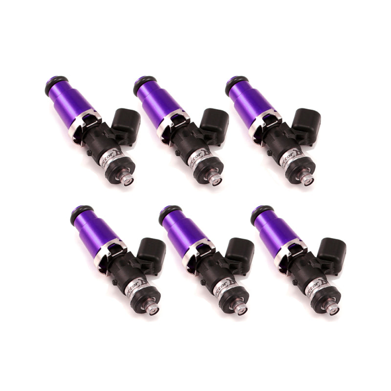 Injector Dynamics 1750-XDS - 60mm Length - 14mm Purple Top - Denso Lower Cushion (Set of 6) - 1750.60.14.D.6