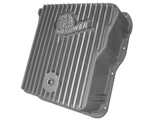 aFe Transmission Pan Cover (Raw); GM Diesel Trucks 01-14 V8-6.6L (td) - 46-70070
