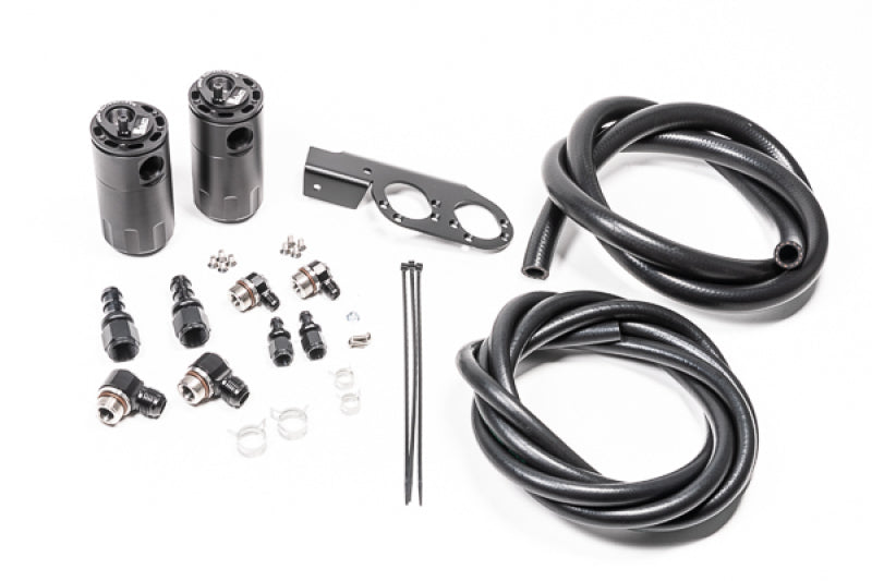 Radium Engineering Dual Catch Can Kit Nissan Z33 V35 VQ35DE/HR Fluid Lock - 20-0729-FL