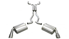 Corsa 2010-2015 Chevrolet Camaro Coupe SS 6.2L V8 Auto Polished Sport Cat-Back + XO Exhaust - 14952