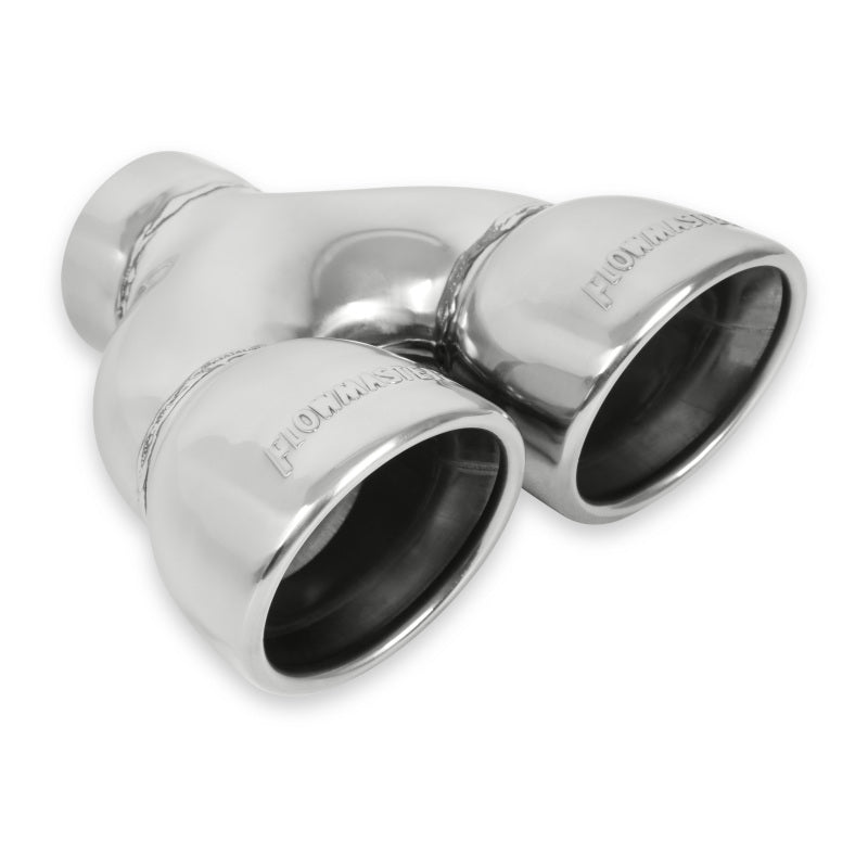 Flowmaster 3.5in. Dual X7.50in.X2.50in. SS Tip Roll - 15369