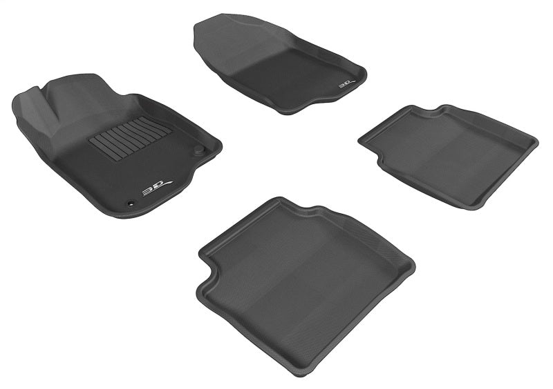 3D MAXpider 08-12 Chevrolet Malibu Kagu Black Full Set (2 EYELETS) - L1CH04801509