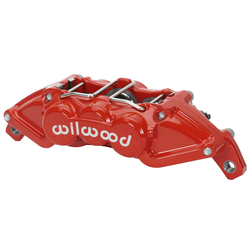 Wilwood caliper UTV6-P 1.25/1.12/1.12 .25 rotor R/H red - 120-16568-RD