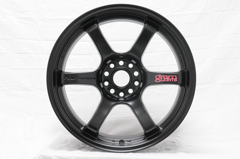 Gram Lights 57DR 18x10.5 +12 5x114.3 Glossy Black Wheel - WGIAC12EGX