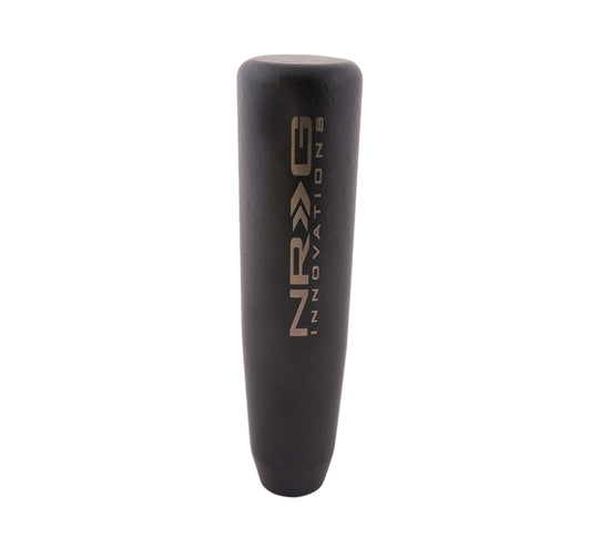NRG Universal Short Shifter Knob - 5in. Length / Heavy Weight 1.27Lbs. - Black Wrinkle Finish - SK-480BK