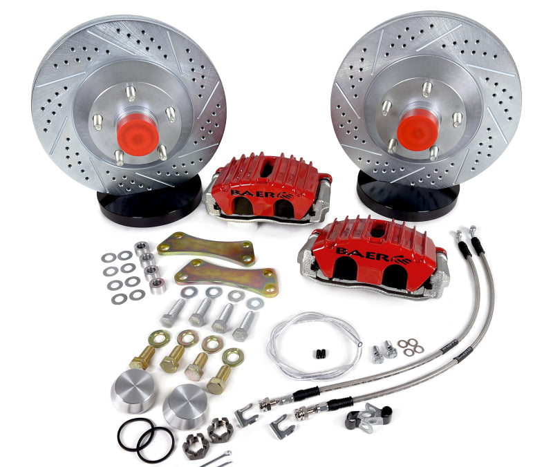 Baer Brakes 88-98 Chevrolet/GMC 2WD Trucks 13in Classic Series Front Brake Kit - Red - 4301681R