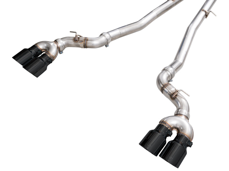 AWE Tuning BMW G90/G99 M5 Track Edition Cat-Back Exhaust - Diamond Black Tips - 3020-43790