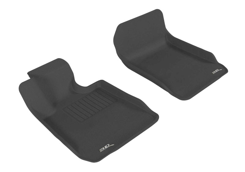 3D MAXpider 2006-2011 BMW 3 Series E90/E92 Kagu 1st Row Floormat - Black - L1BM00611509