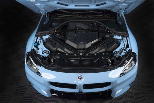 Dinan 21-27 BMW M2/M3/M4 (G80/G82/G87) Matte Carbon Fiber Engine Cover w/Gloss Accents - D590-0005-B