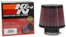 Load image into Gallery viewer, K&amp;N Filter Universal Rubber Filter 3in Flange ID 6in Base OD 5.125in Top OD 5in Height - RU-3570