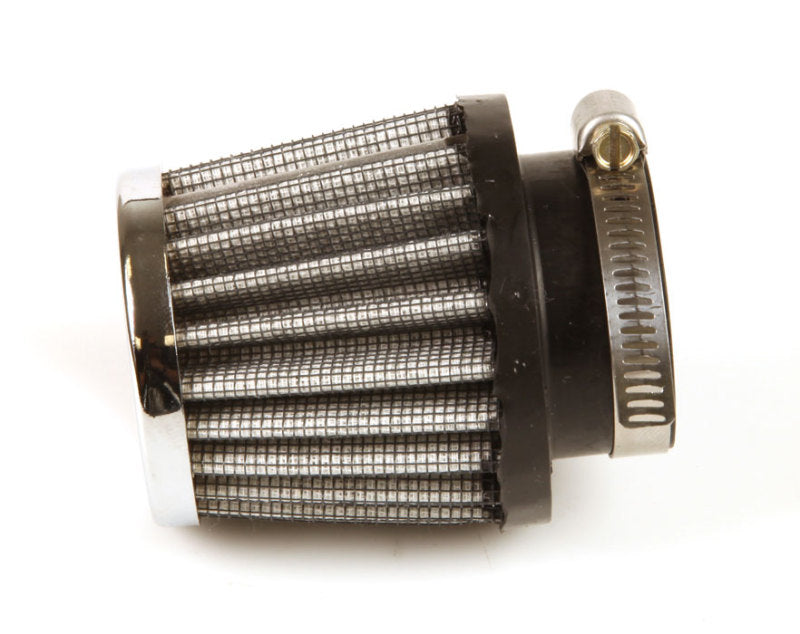 K&N Universal Chrome Filter 1 3/8 inch FLG / 2 1/2 inch Base / 2 inch Top / 2 1/4 inch Height - RC-0790