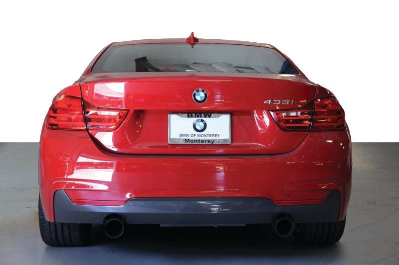 Dinan 14-16 BMW 435i (F33/F36) Free Flow Axleback Exhaust System - Black Tips - D660-0061-BLK