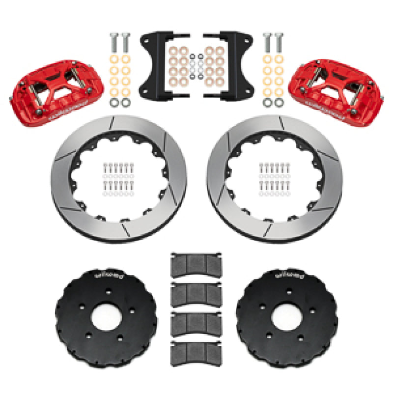 Wilwood 14-19 Chevrolet Corvette C7 Forged XRS6R Front BBK - 13.06 Rotor - Red - 140-18533-R