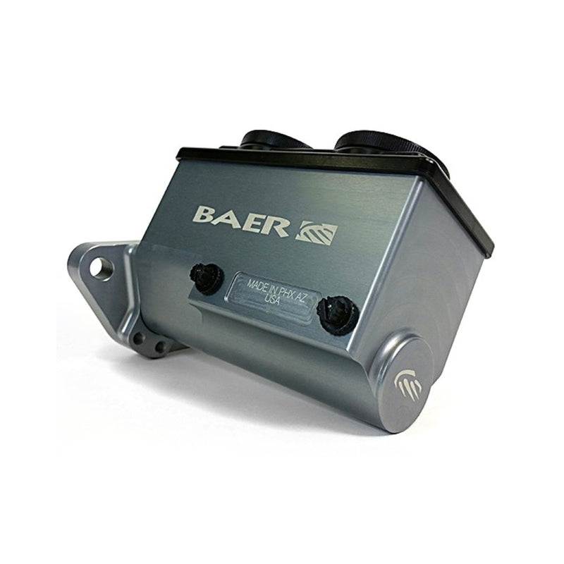 Baer Brakes GM/Ford 1-1/8in Bore Remaster 2-Bolt Right Port Master Cylinder Assembly - Gray - 6801266RP
