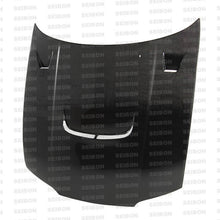 Load image into Gallery viewer, Seibon 95-96 Nissan Skyline R33 GT-R (BCNR33) JU-Style Carbon Fiber Hood - HD9596NSR33-JU