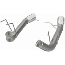 Load image into Gallery viewer, MagnaFlow 13 Ford Mustang Dual Split Rear Exit Stainless Axle-Back Cat Back Exhaust (Competition) - 15152