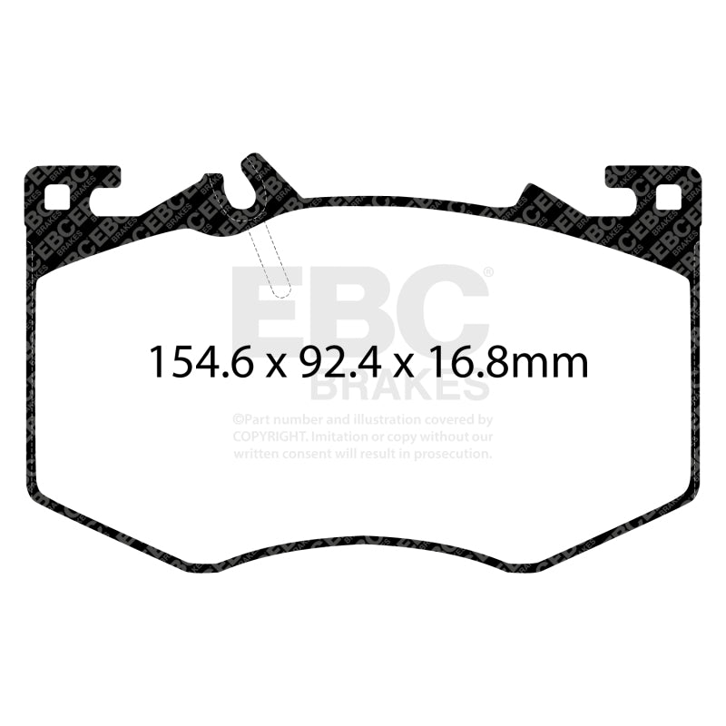 EBC 2020+ Mercedes-Benz A35 AMG / 2020+ Mercedes-Benz CLA45 AMG (C118) Bluestuff Front Brake Pads - DP52423NDX