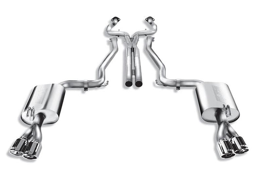 Borla 08-09 Pontiac G8/GT 6.0L 8cyl SS Catback Exhaust w/ X Pipe - 140287
