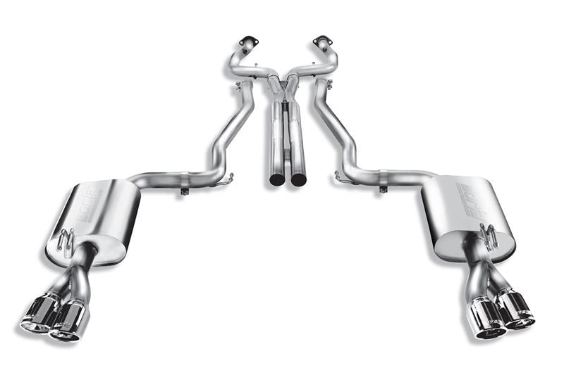 Borla 08-09 Pontiac G8/GT 6.0L 8cyl SS Catback Exhaust w/ X Pipe - 140287