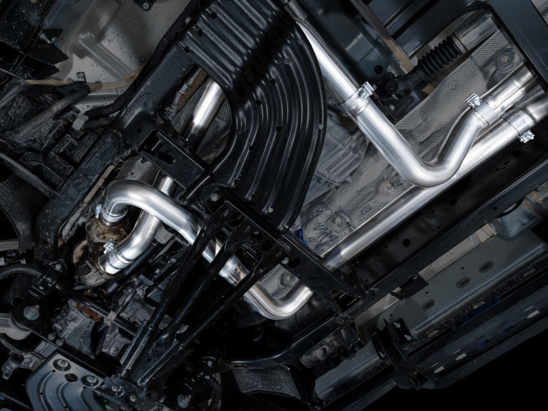 AWE Tuning 2025+ RAM 1500 RHO 3.0 I6 TT 0FG Dual Rear Exit Cat-Back Exhaust - Diamond Black Tips - 3015-33630