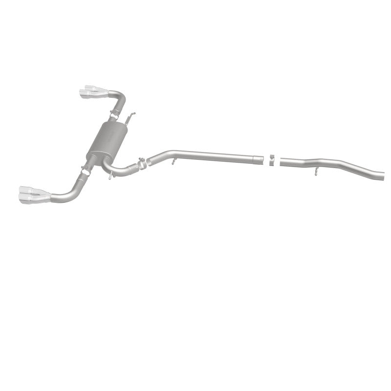 MagnaFlow 15-17 GMC Terrain V6 3.6L 409SS Cat-Back Exhaust Quad Split Rear with 3in Polished Tips - 19114