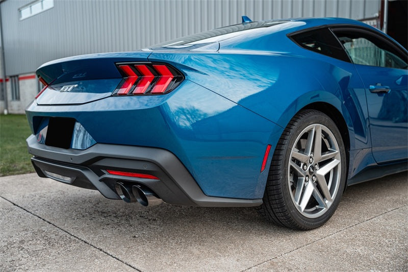 Corsa 2024+ Ford Mustang V8 5.0L 3in Axle-Back Exhaust System w/ Twin 4in Black Pro-Series Tips - 21261BLK
