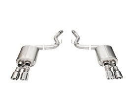 Corsa 2024+ Ford Mustang V8 5.0L 3in Axle-Back Exhaust System w/ Twin 4in Polished Pro-Series Tips - 21261