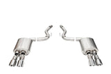 Corsa 2024+ Ford Mustang V8 5.0L 3in Axle-Back Exhaust System w/ Twin 4in Polished Pro-Series Tips - 21261
