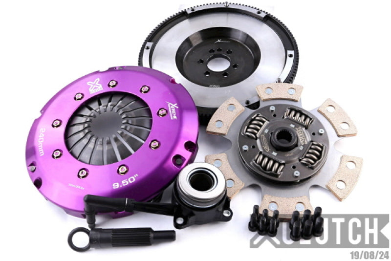 XClutch 02-06 Volkswagen Golf GTI 1.8T 1.8L Stage 2R Extra HD Sprung Ceramic Clutch Kit - XKVW24695-1R