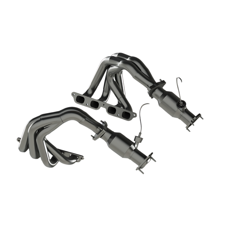 Kooks 22+ Chevrolet C8 Corvette Z06 LT6 SS Tri-Y Headers w/ GREEN Cats w/ Heat Blankets - 2181HY30B