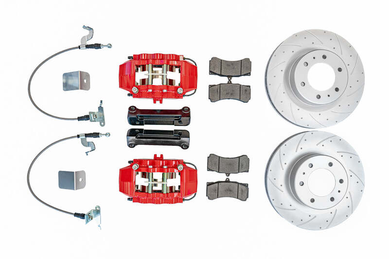 Pedders 2019+ Ford Ranger Front TrakRyder eXtreme Brake Kit - PED-PEBK05